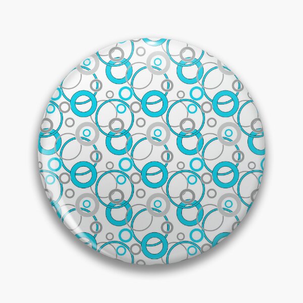 Item preview, Pattern in blue and gray colors circles on a white background designed and sold by fuzzyfox.