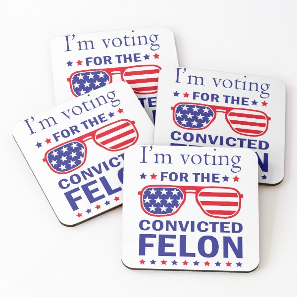 Item preview,  I'm Voting For The Convicted Felon Funny Pro Trump 2024 designed and sold by anaotradnova.