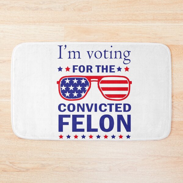 Item preview,  I'm Voting For The Convicted Felon Funny Pro Trump 2024 designed and sold by anaotradnova.