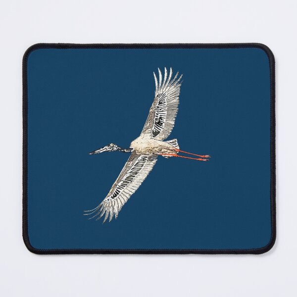 Item preview, Black Necked Stork Jabiru White Alternate Design designed and sold by designsasstultd.