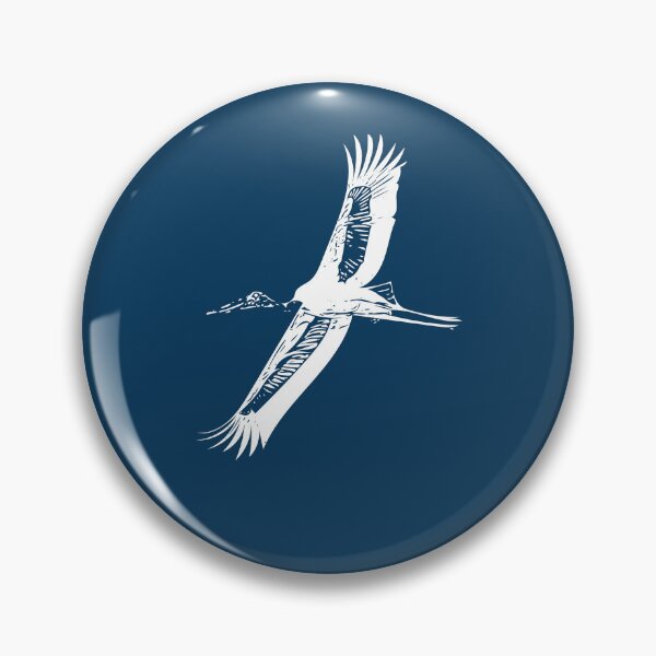 Item preview, Black Necked Stork Jabiru White Design  designed and sold by designsasstultd.