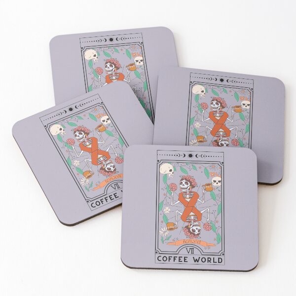 Item preview, Caffeine Dose Coffee Tarot Card: Coffee Lovers designed and sold by WeMerch-Art.