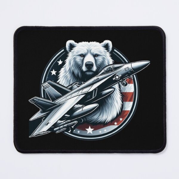 Item preview, F/a-18 American style with polar bear designed and sold by BeztProductz.