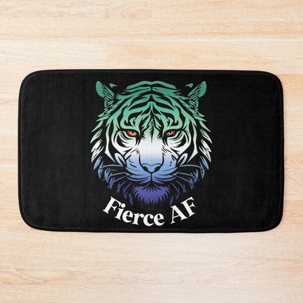 Item preview, Fierce AF Tiger with Gay MLM Flag Colors, MLM Flag Design designed and sold by Travelslightly.