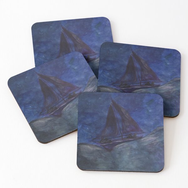 Item preview, Study in Blue - The Night Sea designed and sold by TSteeleArt.