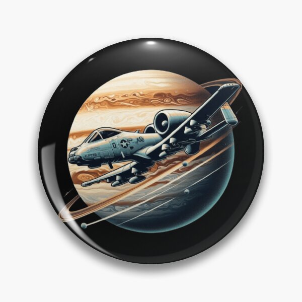 Item preview, A-10 warthog flying past Jupiter  designed and sold by BeztProductz.