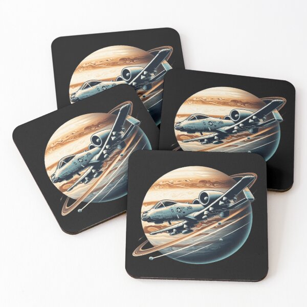 Item preview, A-10 warthog flying past Jupiter  designed and sold by BeztProductz.