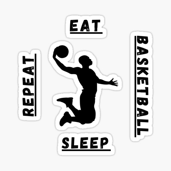 Item preview, Eat Basketball Sleep Repeat designed and sold by Konvikt.