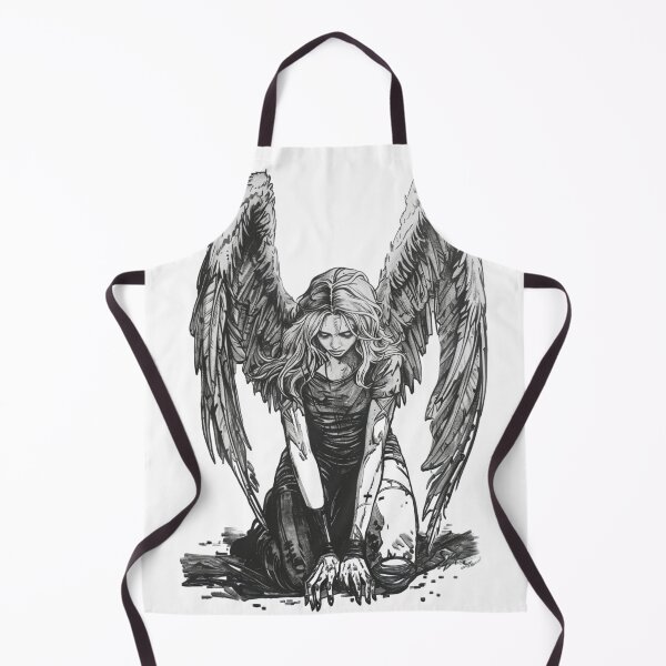 Item preview, Dark Fallen Angel Tattoo Art Gothic Design designed and sold by artbybrado.
