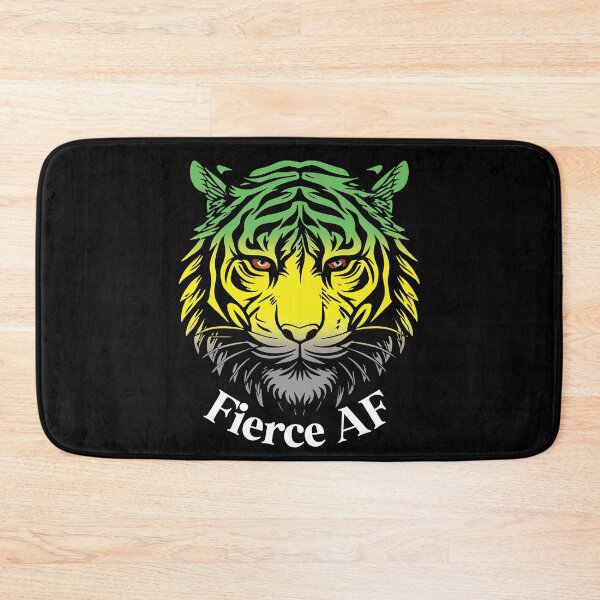 Item preview, Fierce AF Tiger with Lithromantic Flag Colors, Lithromantic Flag Design designed and sold by Travelslightly.