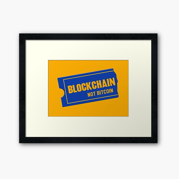 Artikel-Vorschau von Blockchain, nicht Bitcoin, designt und verkauft von phneep.