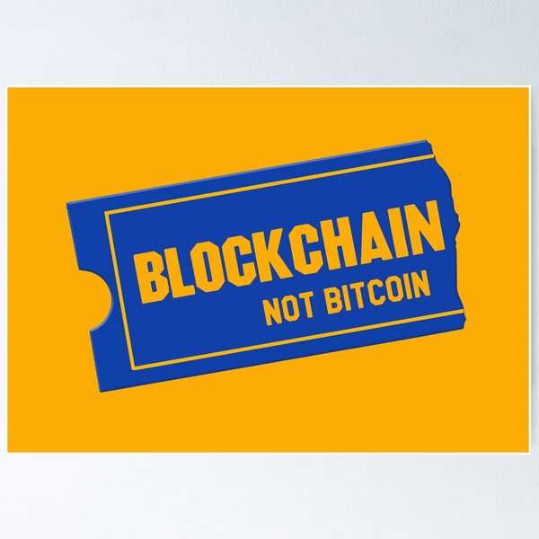 Artikel-Vorschau von Blockchain, nicht Bitcoin, designt und verkauft von phneep.