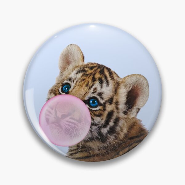 Item preview, Bubblegum tiger designed and sold by SillyLittleSnek.