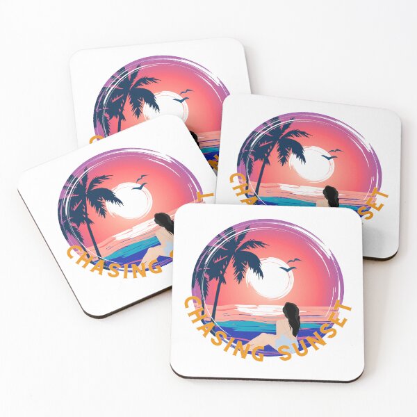 Item preview, Sunset Chaser - Just a girl chasing Sunset designed and sold by WeMerch-Art.