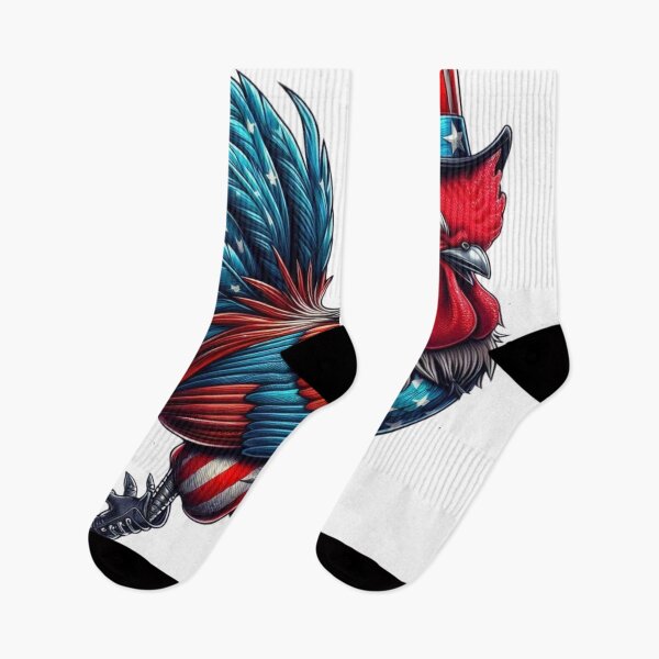 Item preview, Patriotic Tatted Rooster designed and sold by TattedWolf.