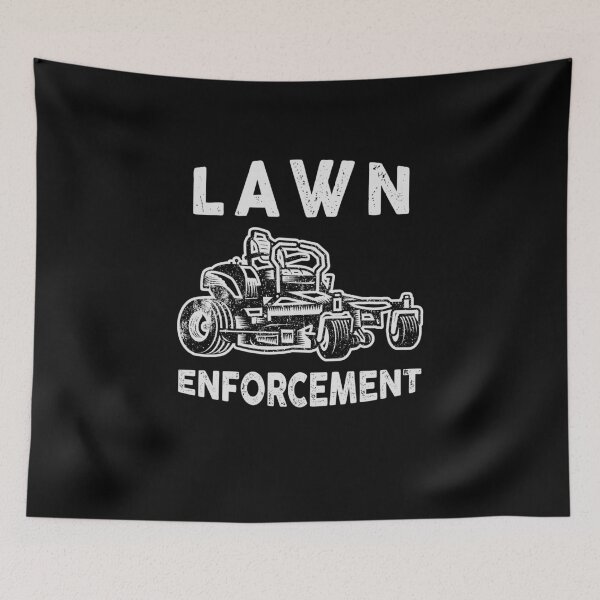 Item preview, Lawn Enforcement Funny Lawn Care designed and sold by 365CarMods Official.