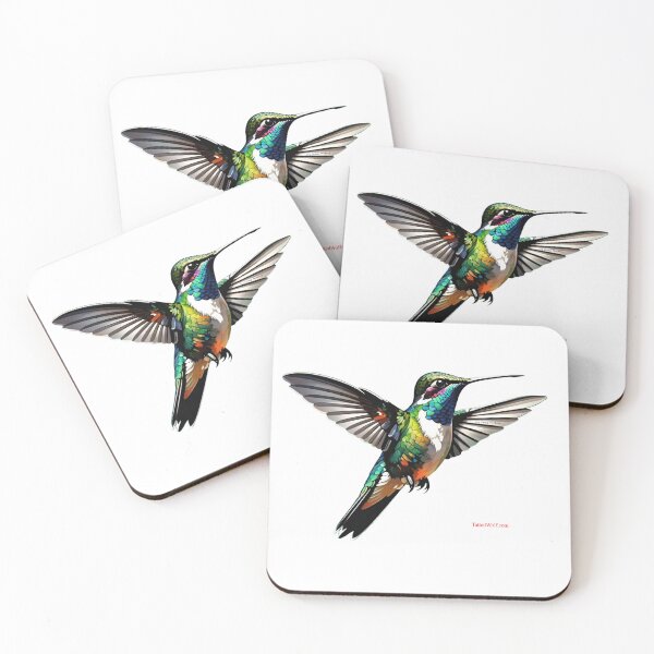 Item preview, Colorful Bee Hummingbird designed and sold by TattedWolf.