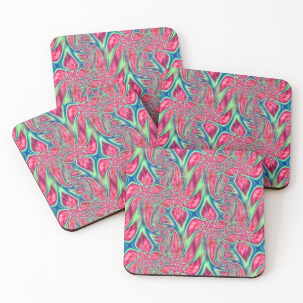 Item preview, Abstract Smudged Melting Fractal Flowers 1 designed and sold by SXW Designs.