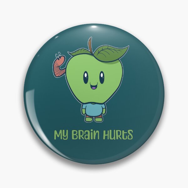 Item preview, My Brain Hurts - green designed and sold by WatershipBound.