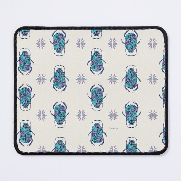 Item preview, Scarab pattern turquoise-lilac designed and sold by MCWestenbergh.