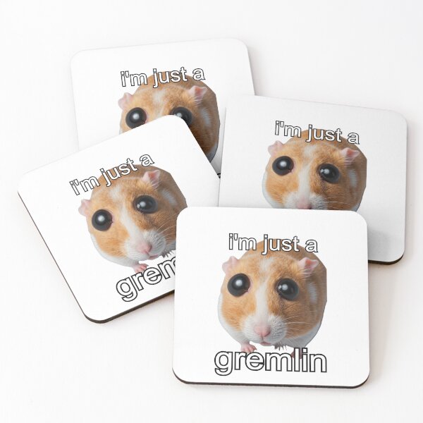 Item preview, im just a gremlin funny hamster meme designed and sold by SillyLittleSnek.