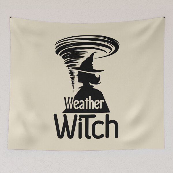 Item preview, Weather Witch Funny Meteorology Design designed and sold by Anniko Art Studio.
