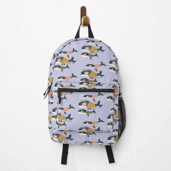 Item preview, Born to Swim Forced to Work Cute Whales in Suits Vintage designed and sold by VermintStudio.