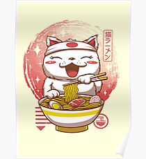 Neko Ramen Poster