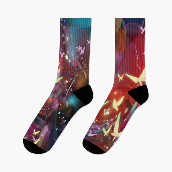 Item preview, Butterfly Fantacy 3, Abstract design, Abstraction, bold colorful abstract playful design inspired by nature designed and sold by Adri Barnard.