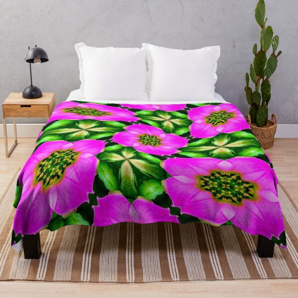 Item preview, Pink Flamingo Flowers Pattern designed and sold by Patternflower.