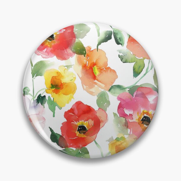 Item preview, Wattercolor Poppy Pattern designed and sold by AxeWave.