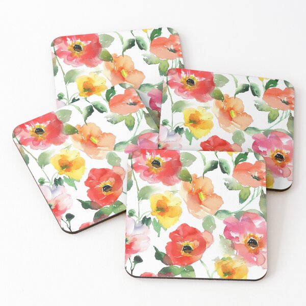 Item preview, Wattercolor Poppy Pattern designed and sold by AxeWave.