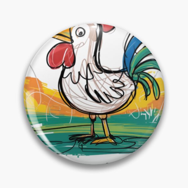 Item preview, Fowl Language, FunnyFits70, Funny, Humor, Swear, farm, rooster, hens, coop, animals, barn, sticker designed and sold by FunnyFits70.