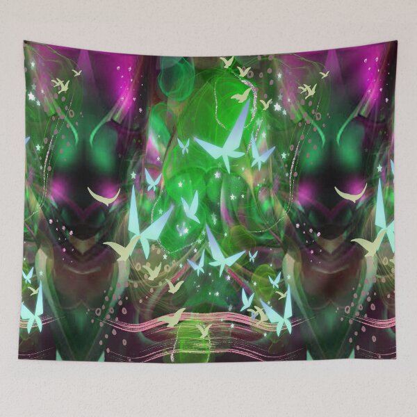 Item preview, Butterfly Fantacy 4, Abstract design, Abstraction, bold colorful abstract playful design inspired by nature designed and sold by Adri Barnard.