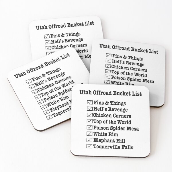 Item preview, Utah 4x4 Off Road Bucket List designed and sold by MMc Buck.