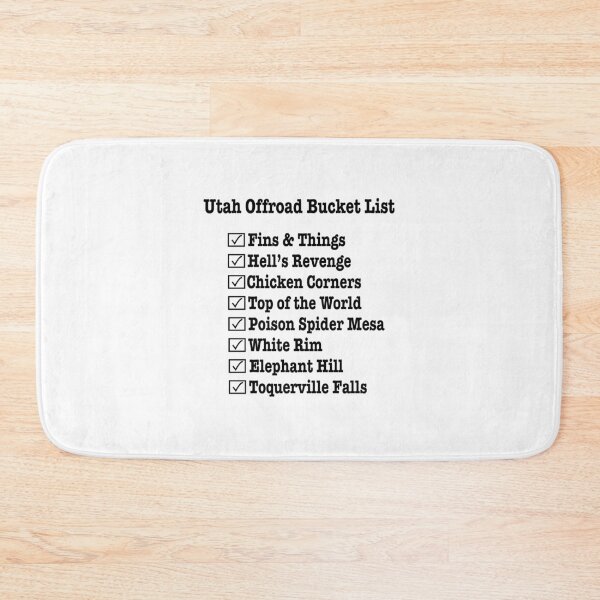 Item preview, Utah 4x4 Off Road Bucket List designed and sold by MMc Buck.
