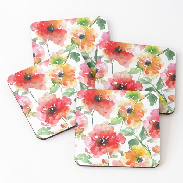 Item preview, Wattercolor Poppy Pattern designed and sold by AxeWave.