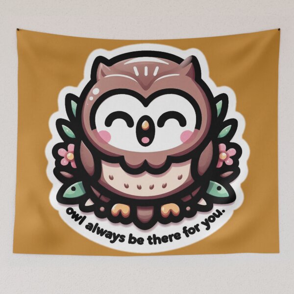 Item preview, Loyal Owl: Your Constant Companion A Friend Forevermore designed and sold by Inspirahawke.