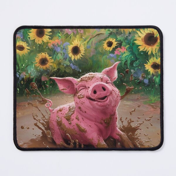 Item preview, The little pig is bathing in the mud designed and sold by M-Y-A-R-T-.