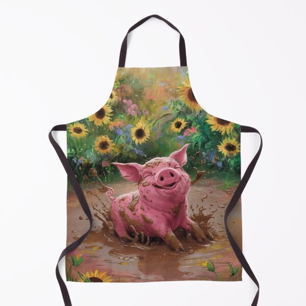 Item preview, The little pig is bathing in the mud designed and sold by m-y-A-I-A-R-T-.