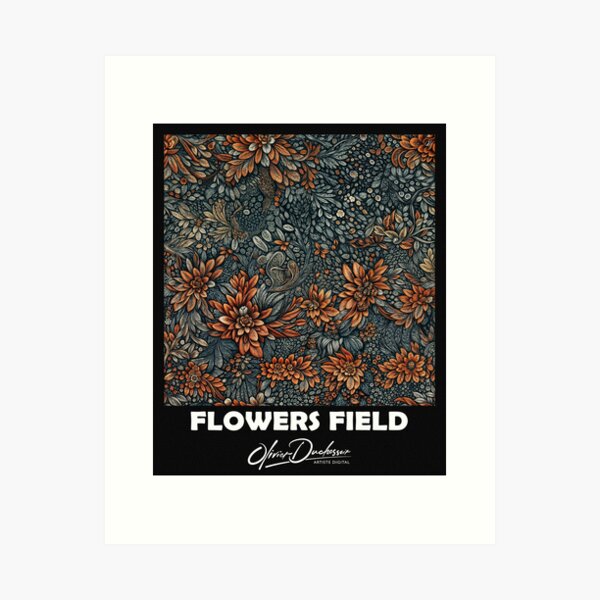 Aperçu de l'œuvre Flowers field 68 créée et vendue par olivier duchossoir.