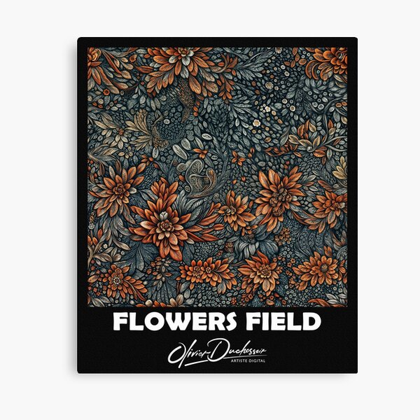 Aperçu de l'œuvre Flowers field 68 créée et vendue par olivier duchossoir.