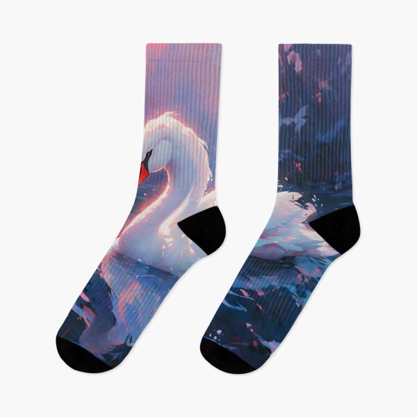 Item preview, Elegant swan in pond designed and sold by Serene Scapez.