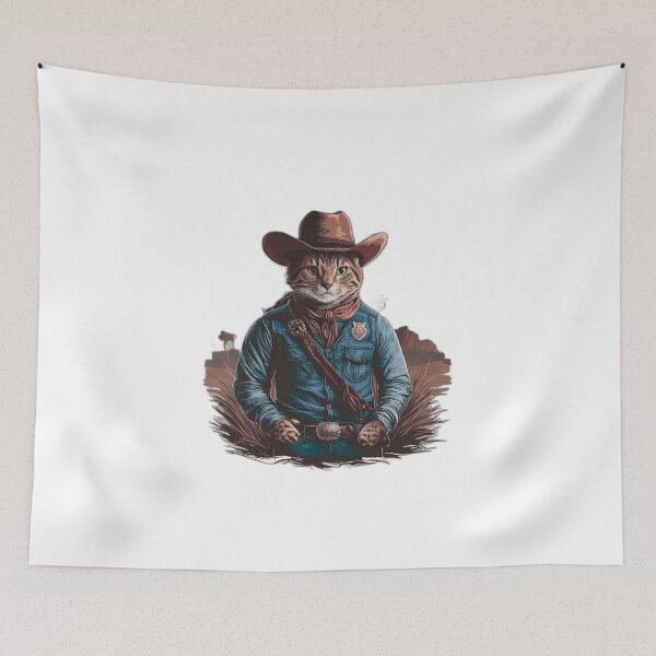 Item preview, Cowboy Cats Photographic Print designed and sold by onicaras.