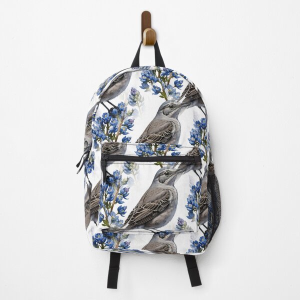 Item preview, Northern Mockingbird Surrounded By Lupins Pattern designed and sold by taiche.