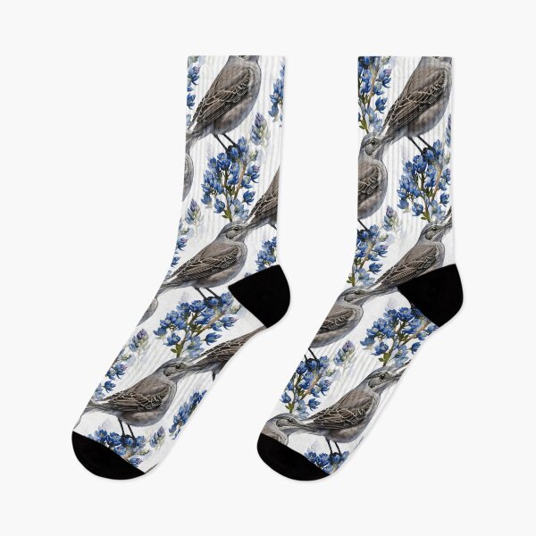 Item preview, Northern Mockingbird Surrounded By Lupins Pattern designed and sold by taiche.