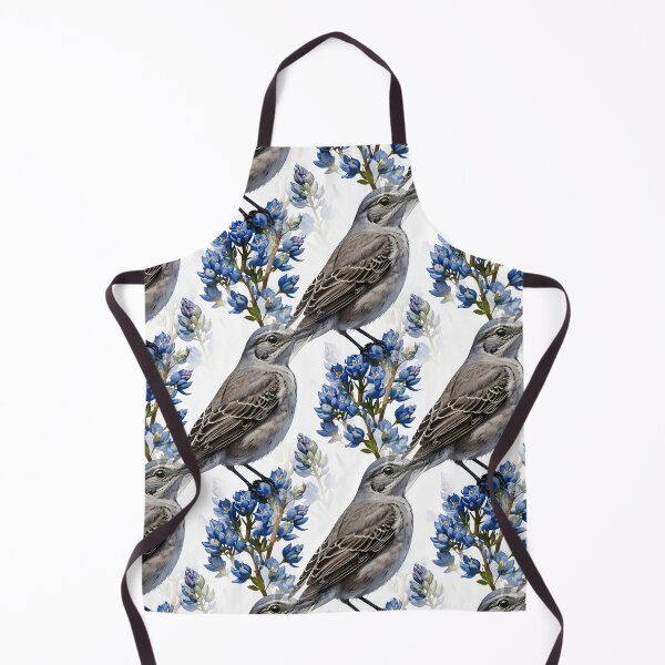 Item preview, Northern Mockingbird Surrounded By Lupins Pattern designed and sold by taiche.
