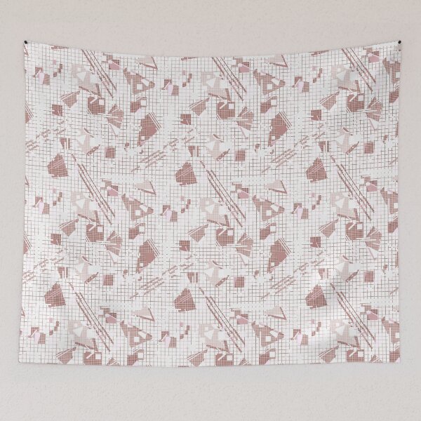 Item preview, Memphis abstractive pattern in pastel colors designed and sold by fuzzyfox.
