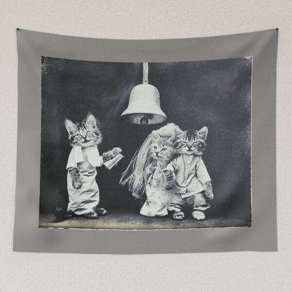 Item preview,  Two cute kittens get married designed and sold by stevepaint.