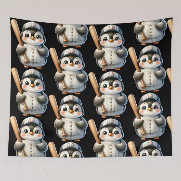 Item preview, Funny animals. Baseball graphics with a penguin. designed and sold by BanShopDG.